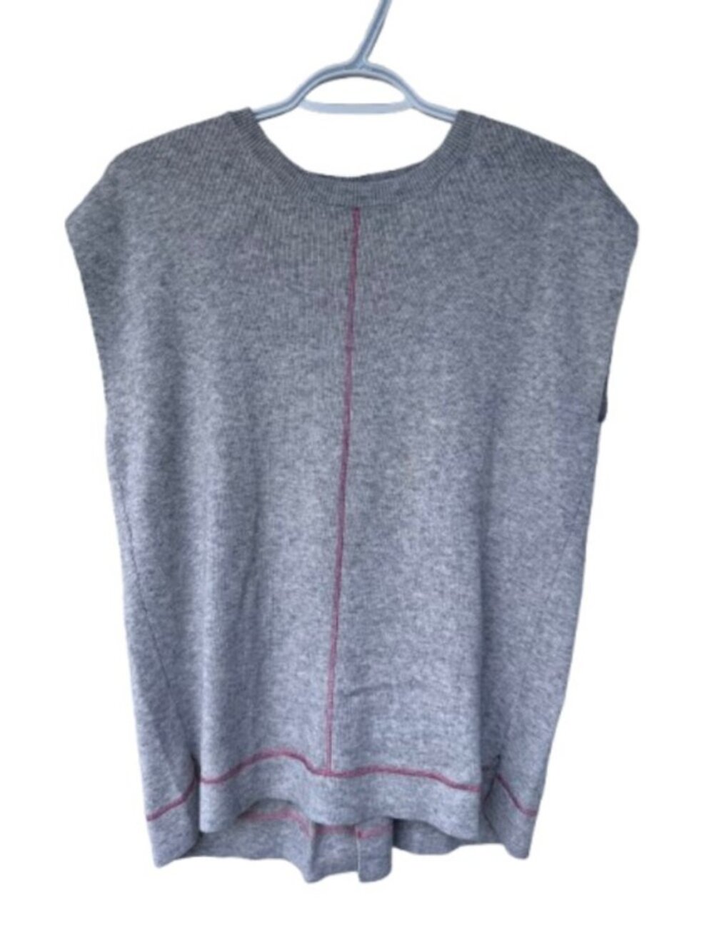 Oliver Bonas knitted vest grey women's size 8